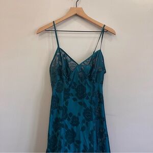 victoria’s secret gold label full length slip dress